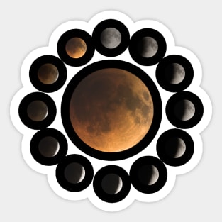 Lunar eclipse Sticker